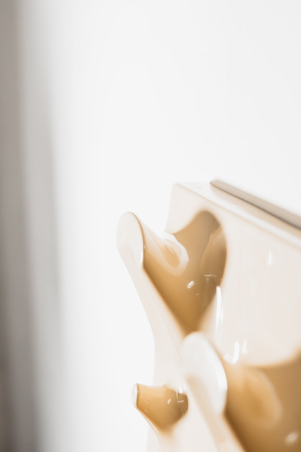 Iconic "Slab" Wall-Mounted Coat Rack by De Pas, D'Urbino & Lomazzi for Longato, 1969 (MoMA Collection)