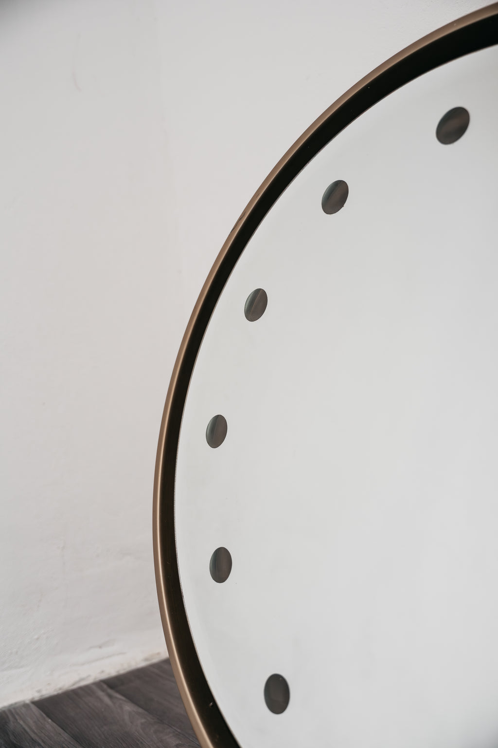 Specchio Tondo Retroilluminato Rimadesio - Design Anni '70 Hollywood Regency Modernariato