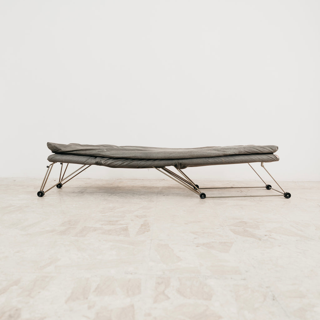 Poltrona Lounge Chair Trasformabile Vintage Anni 80 Design Geometrico Postmoderno