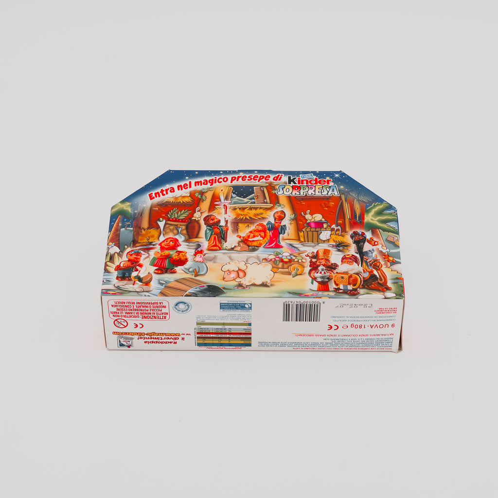 Presepe Kinder Sorpresa Vintage 2007 Completo Con Personaggi e Scatola Scenario
