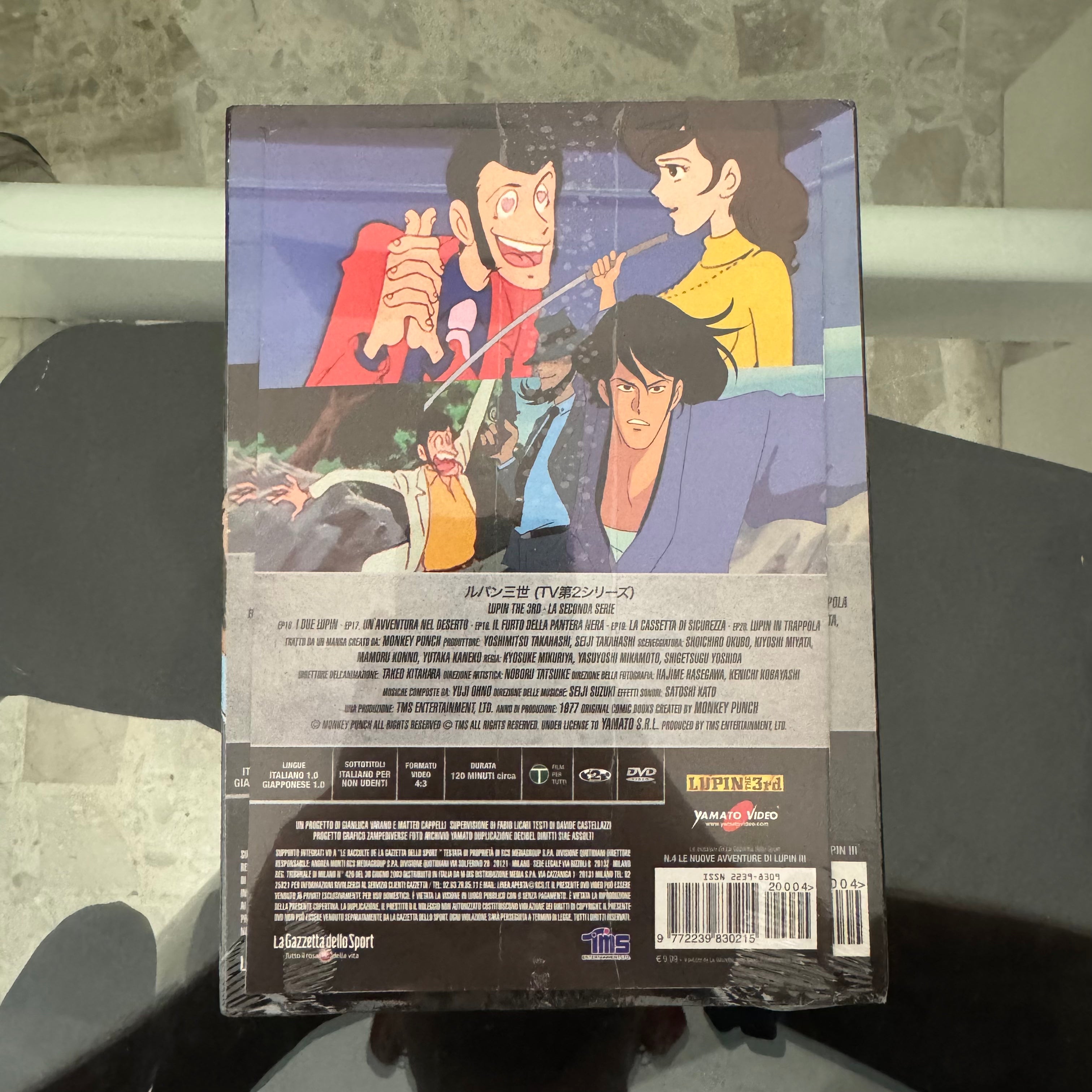 DVD N. 4 Le Nuove Avventure di Lupin III - Il Furto della Pantera Nera