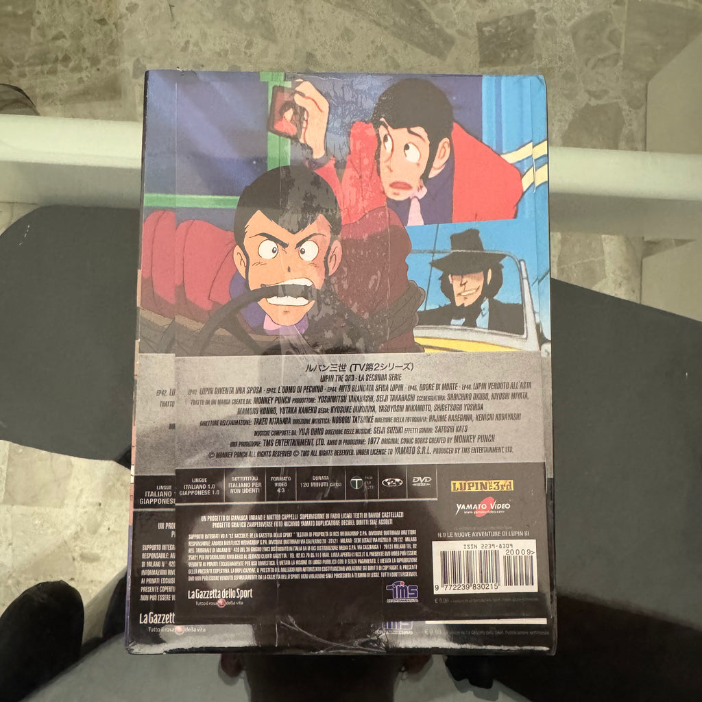 DVD N° 9 Le Nuove Avventure di Lupin III - L'Uomo di Pechino - Edizione Integrale - Sigillato