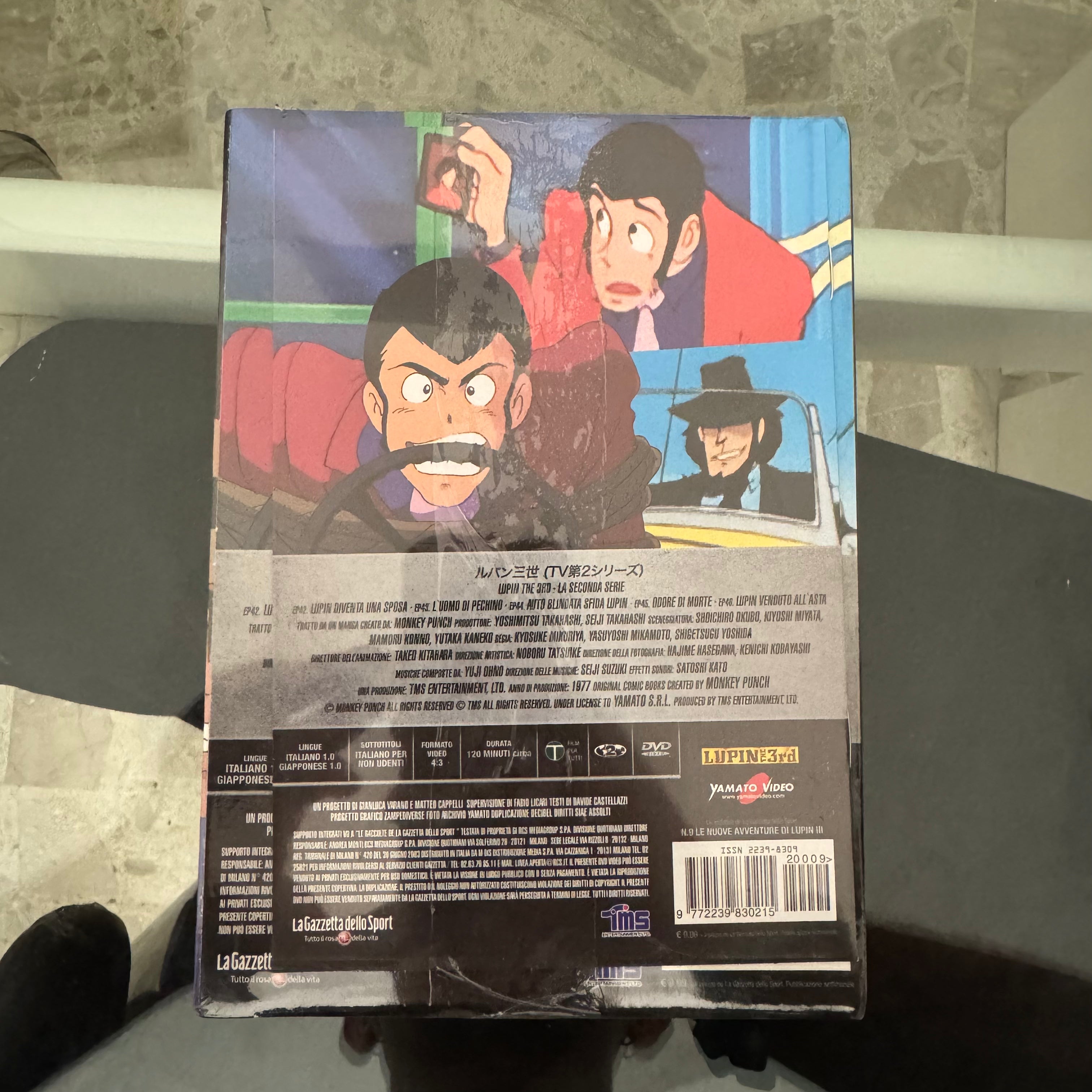DVD N° 9 Le Nuove Avventure di Lupin III - L'Uomo di Pechino - Edizione Integrale - Sigillato
