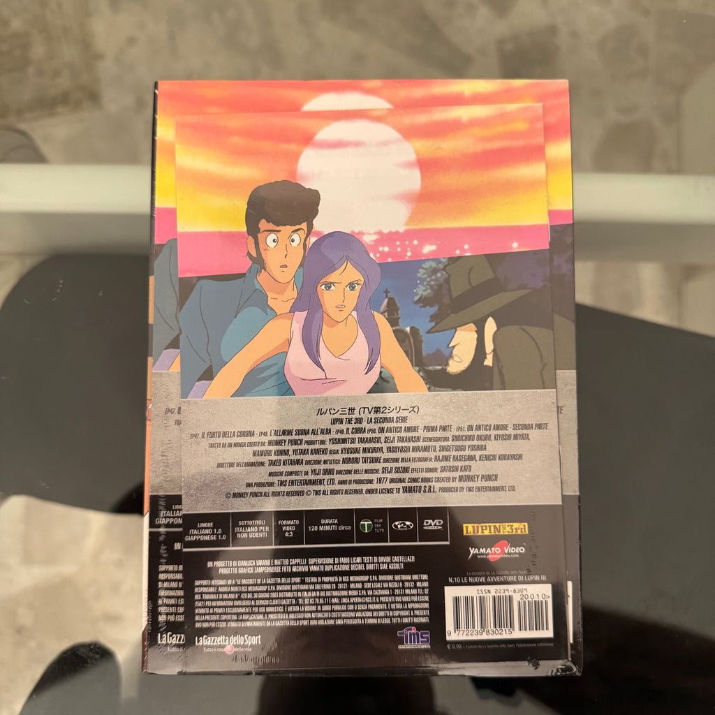 DVD Lupin III N. 10 Il Cobra Seconda Serie TV Edizione Integrale NUOVO SIGILLATO