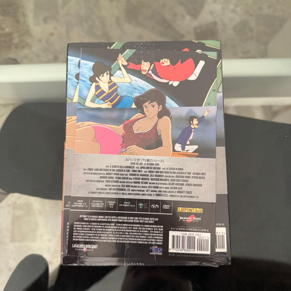 DVD Lupin III N. 11 Lupin contro Fantoma Seconda Serie TV Edizione Integrale NUOVO SIGILLATO