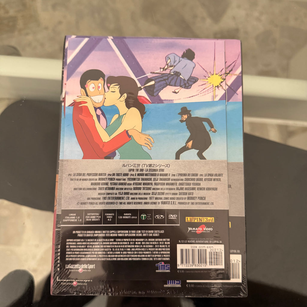 DVD Lupin III N. 12 Il Mondo Misterioso di Madame X Seconda Serie TV Edizione Integrale NUOVO SIGILLATO
