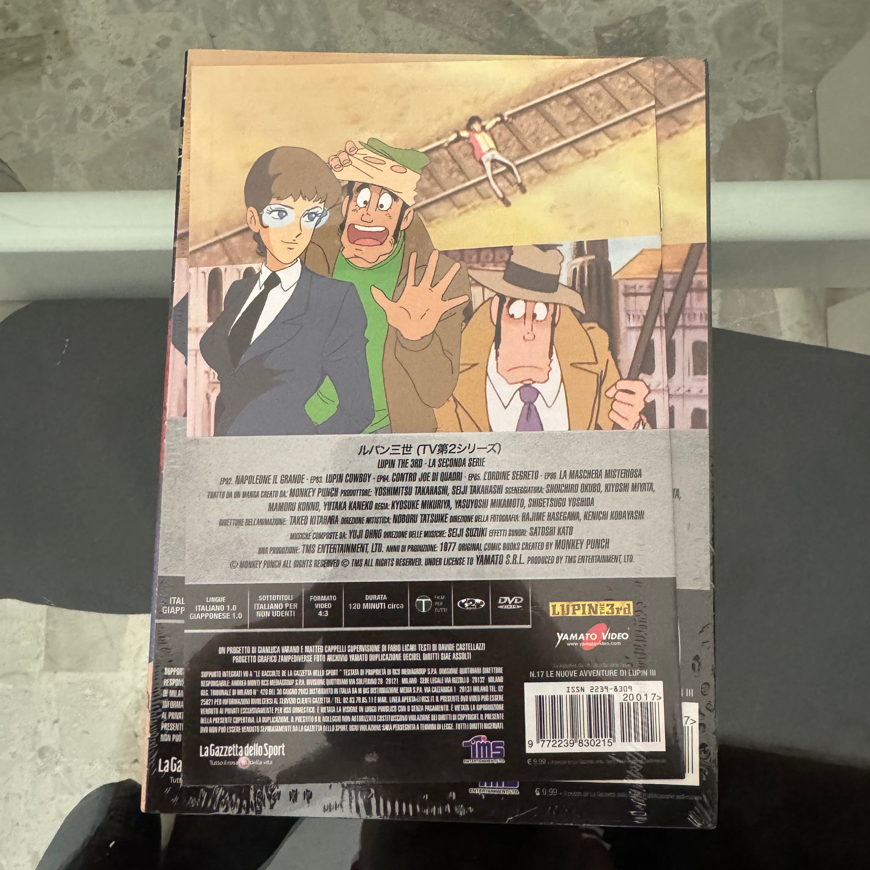 DVD Lupin III N. 17 La Maschera Misteriosa Seconda Serie TV Edizione Integrale NUOVO SIGILLATO