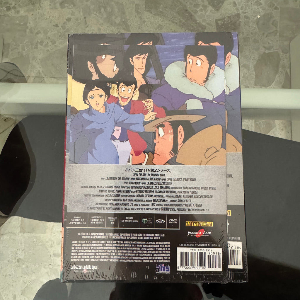 DVD Lupin III N. 18 Super Lupin Seconda Serie TV Edizione Integrale NUOVO SIGILLATO