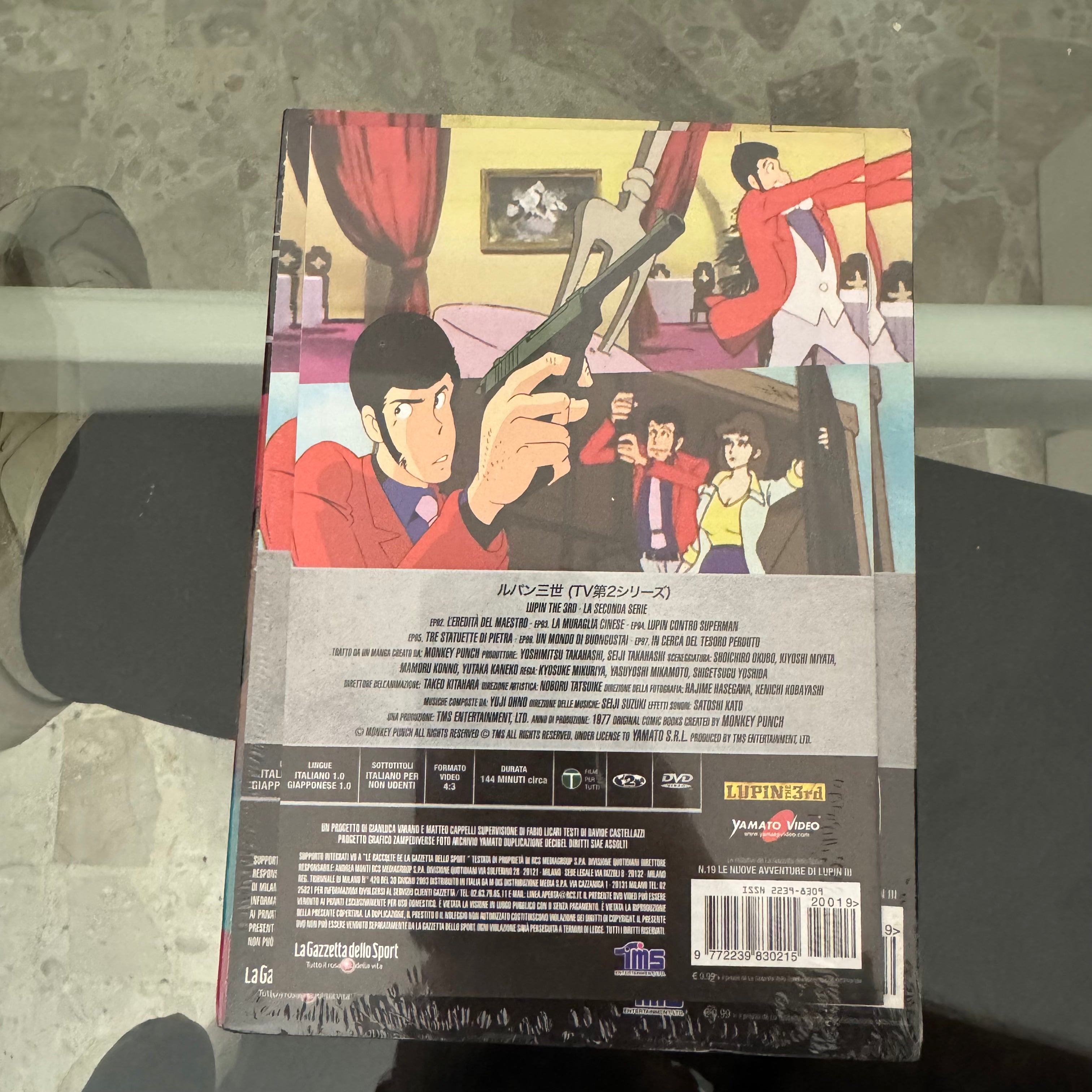 DVD Lupin III N. 19 Lupin contro Superman Seconda Serie TV Edizione Integrale NUOVO SIGILLATO