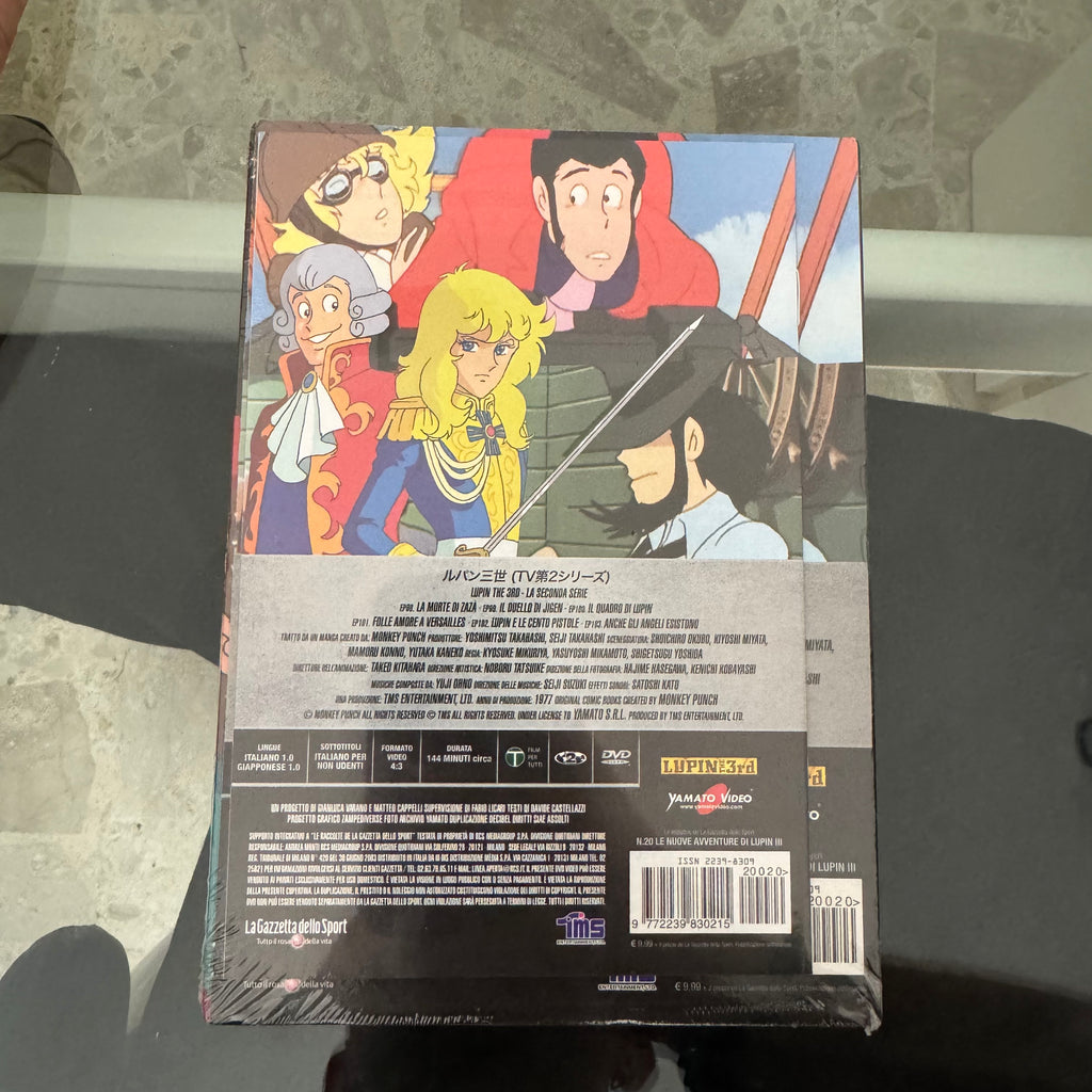 DVD Lupin III N. 20 La Morte di Zazà Seconda Serie TV Edizione Integrale NUOVO SIGILLATO