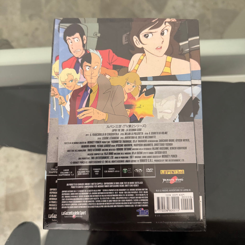 DVD Lupin III N. 6 Legione Straniera Seconda Serie TV Edizione Integrale NUOVO SIGILLATO