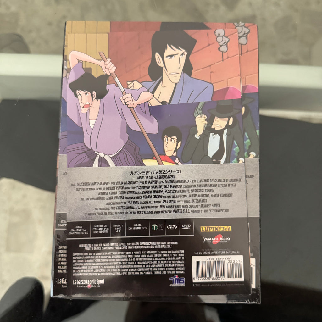 DVD Lupin III N. 7 Il Vampiro Seconda Serie TV Edizione Integrale NUOVO SIGILLATO
