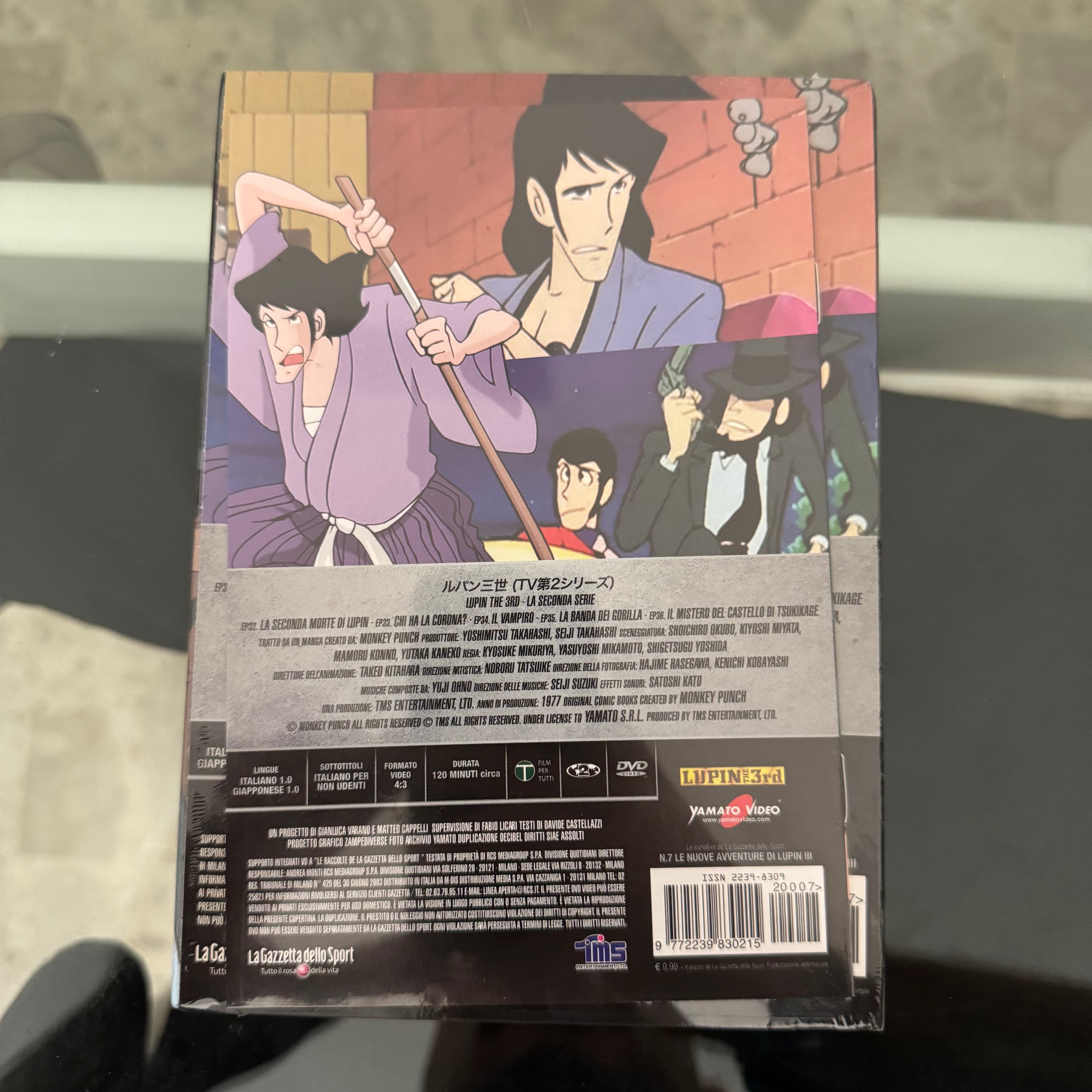 DVD Lupin III N. 7 Il Vampiro Seconda Serie TV Edizione Integrale NUOVO SIGILLATO