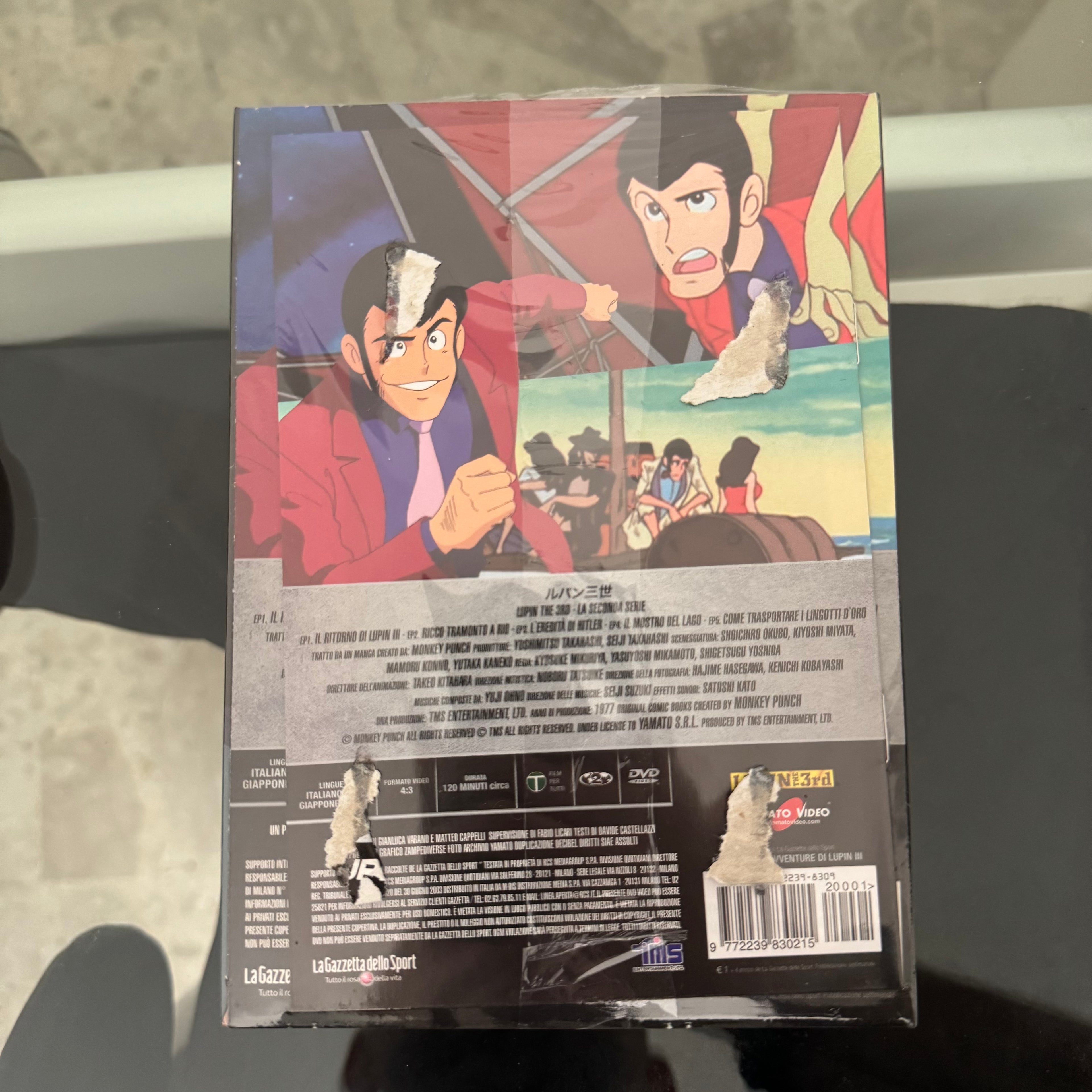 DVD Lupin III N. 1 Il Ritorno di Lupin III Seconda Serie TV Edizione Integrale NUOVO SIGILLATO