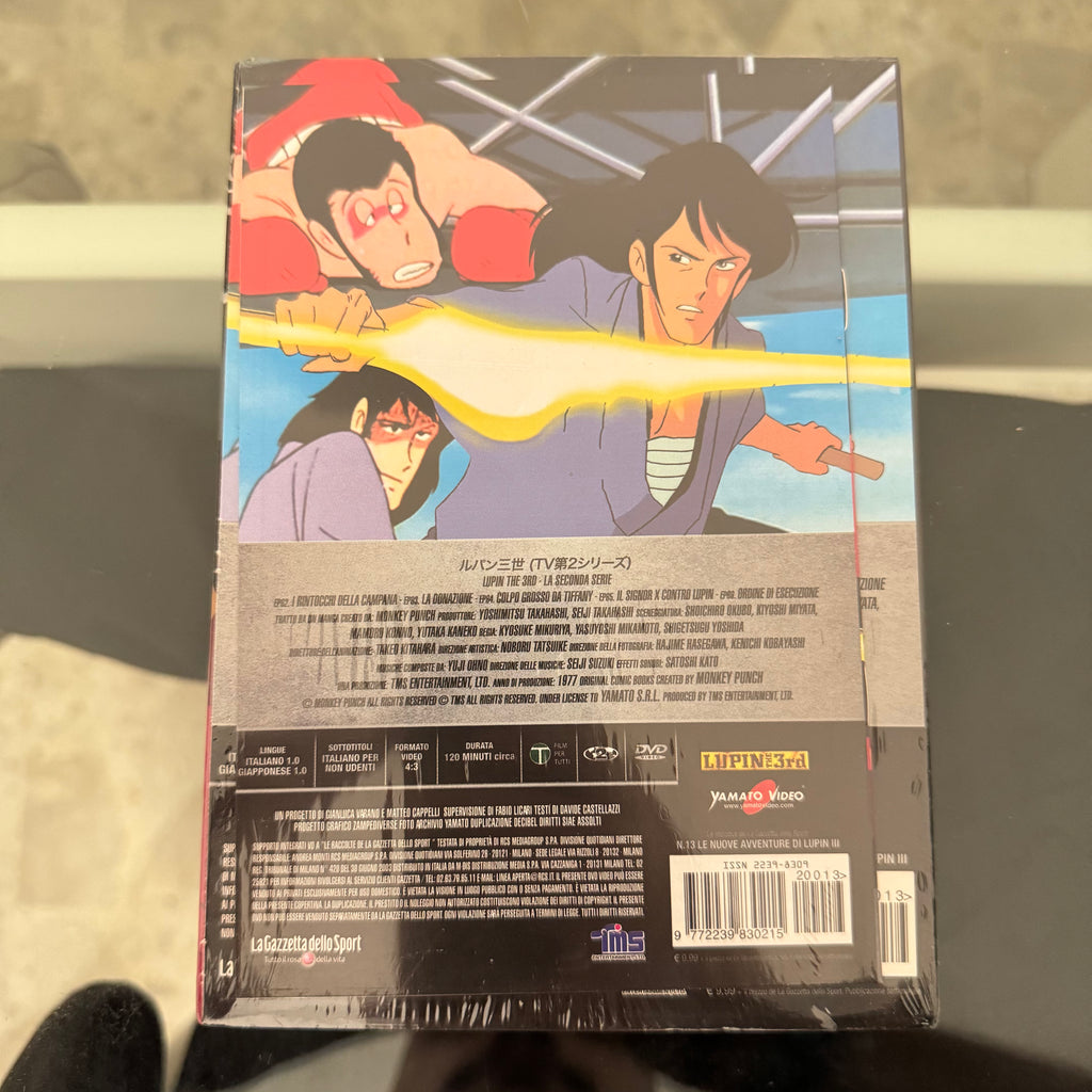DVD Lupin III N. 13 Il Signor "X" Contro Lupin Seconda Serie TV Edizione Integrale NUOVO SIGILLATO