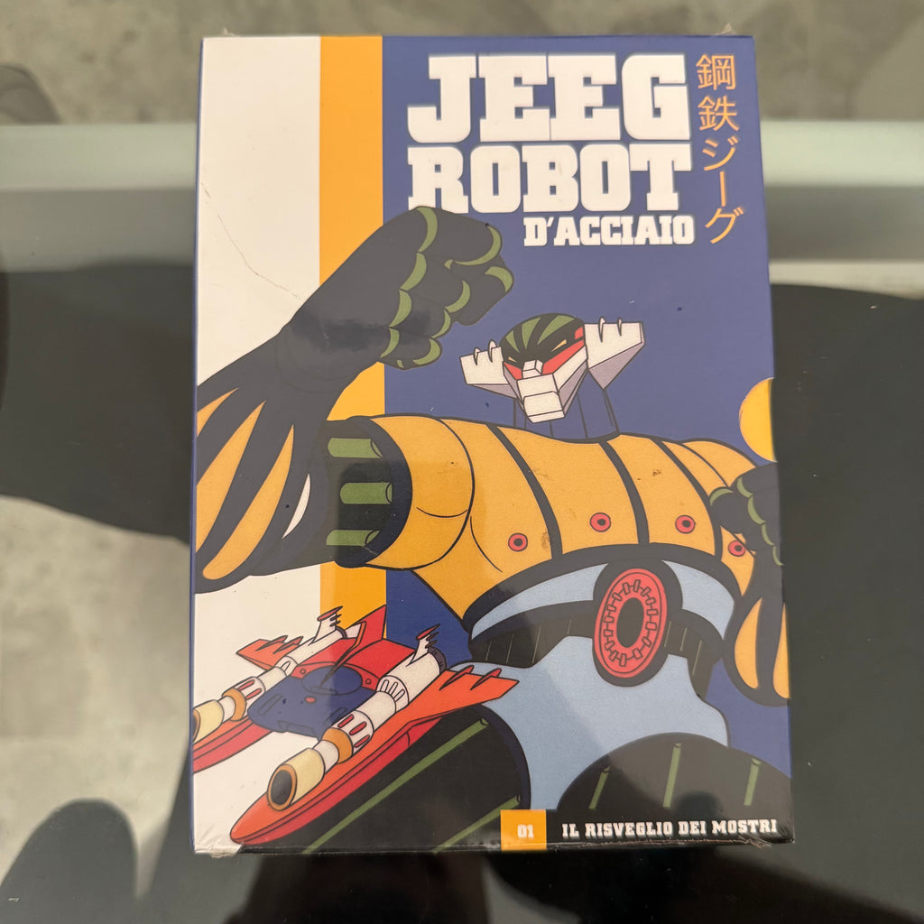 DVD Jeeg Robot d'Acciaio N. 01 Il Risveglio dei Mostri Serie TV Anime NUOVO SIGILLATO