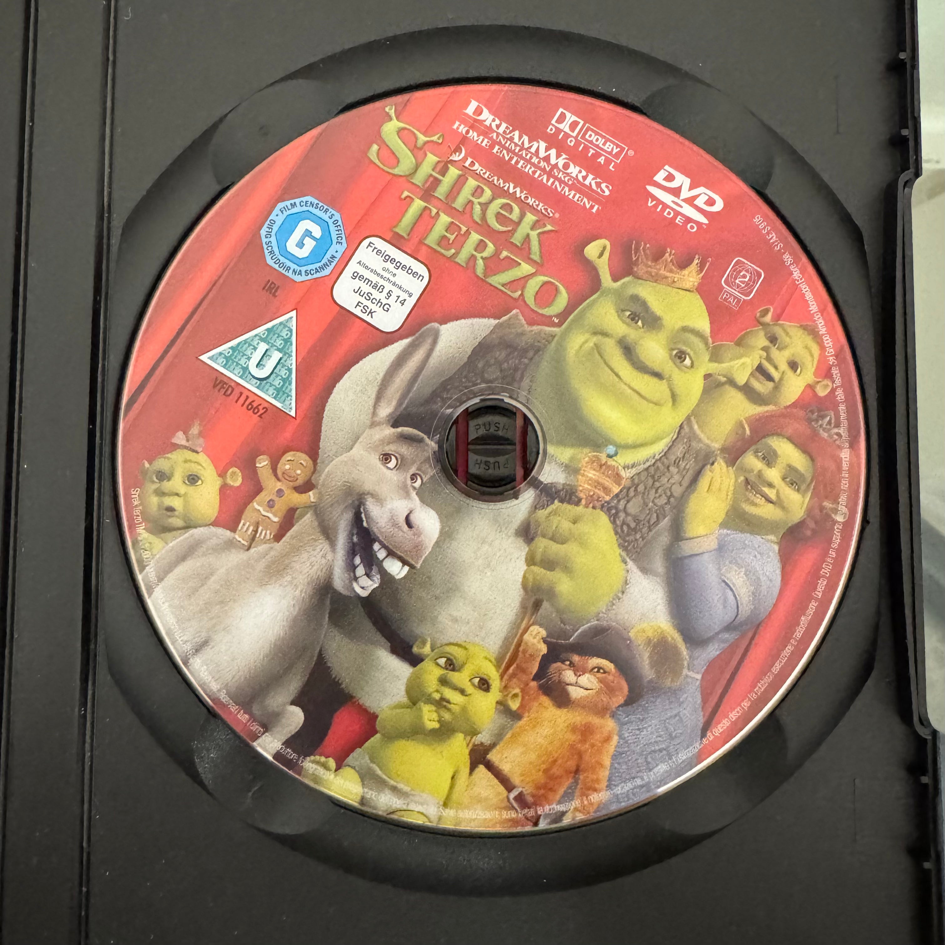 DVD Shrek Terzo DreamWorks Edizione Film d'Animazione USATO BUONE CONDIZIONI