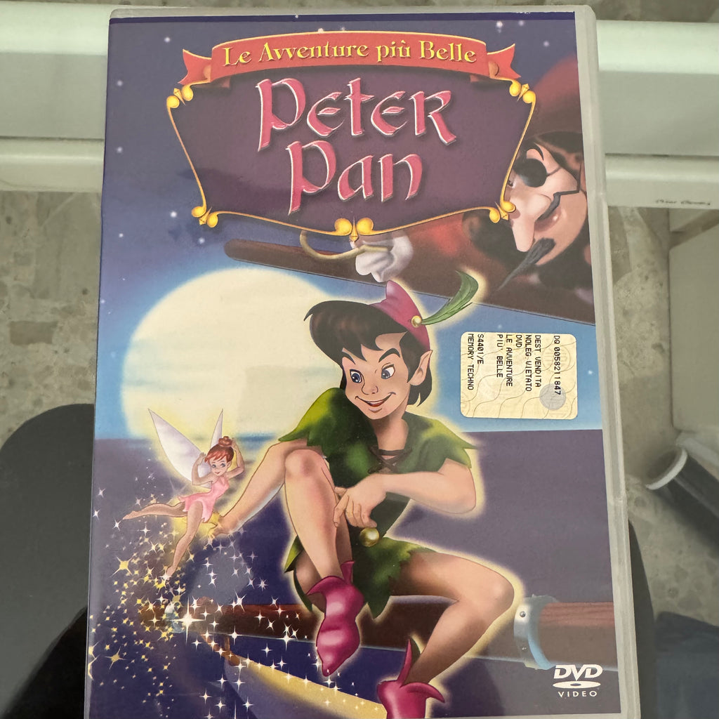 DVD Peter Pan Le Avventure Più Belle Film d'Animazione USATO BUONE CONDIZIONI