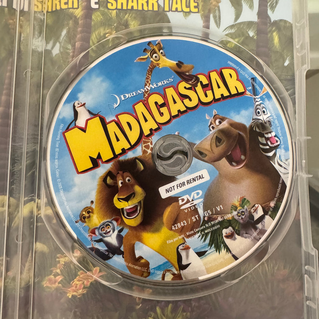 DVD Madagascar DreamWorks Edizione Film d'Animazione USATO BUONE CONDIZIONI
