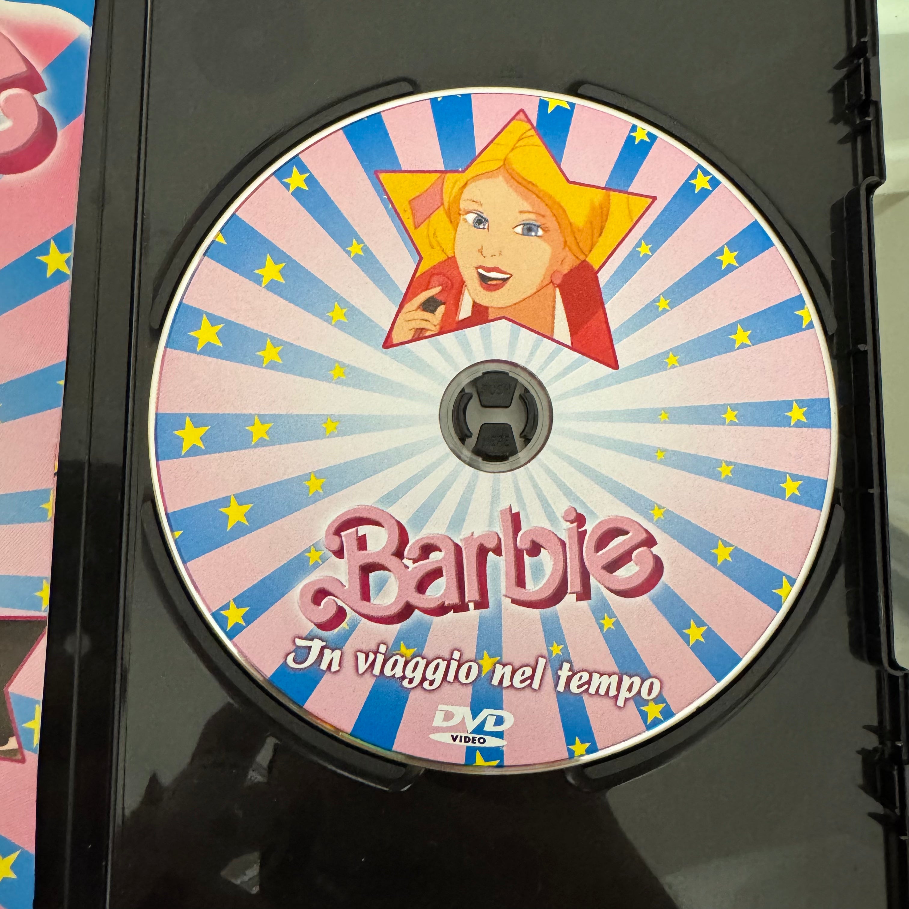 DVD Barbie In Viaggio nel Tempo Film d'Animazione Vintage USATO BUONE CONDIZIONI