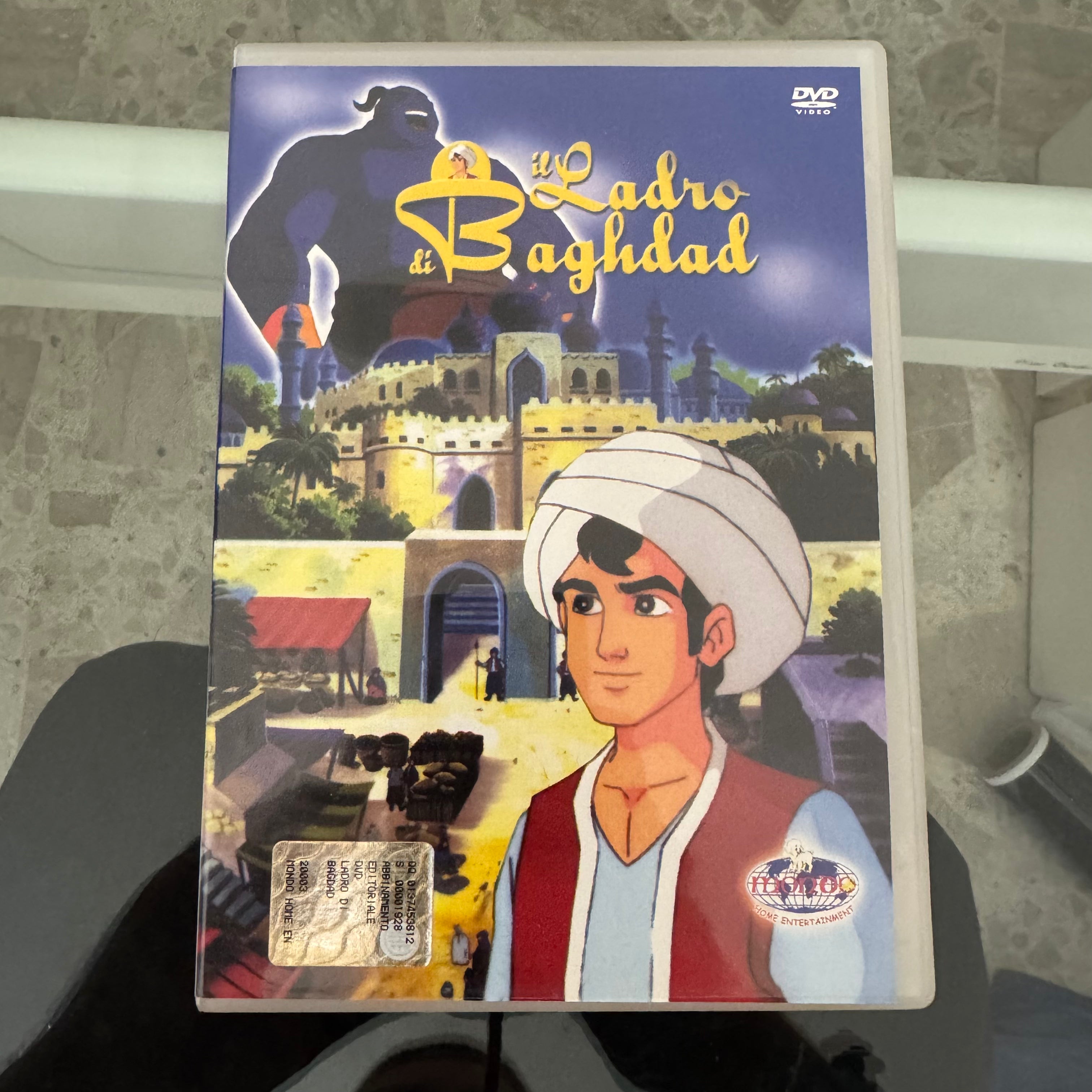 DVD Il Ladro di Baghdad Mondo Home Entertainment Film d'Animazione USATO BUONE CONDIZIONI