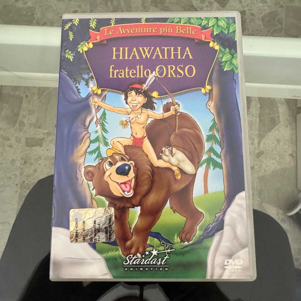 DVD Hiawatha Fratello Orso Stardust Le Avventure Più Belle Film d'Animazione USATO BUONE CONDIZIONI