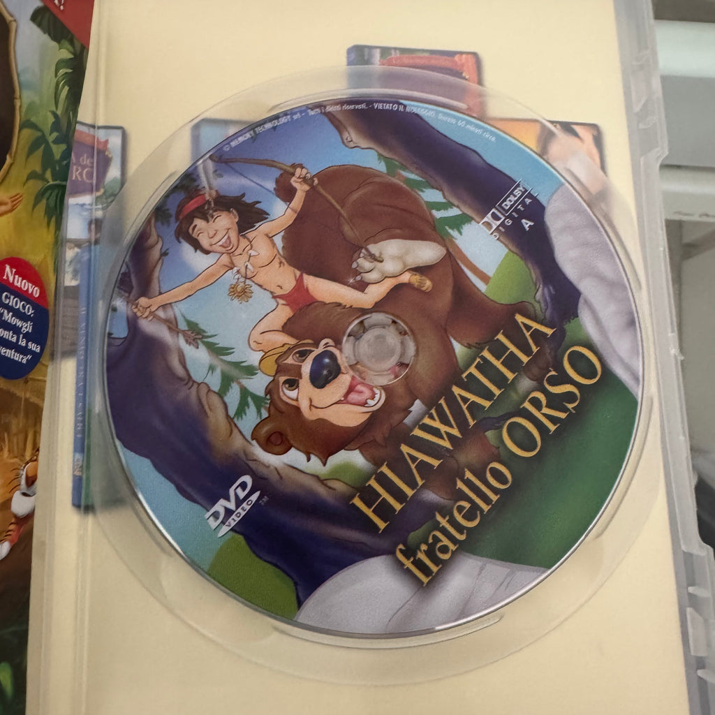 DVD Hiawatha Fratello Orso Stardust Le Avventure Più Belle Film d'Animazione USATO BUONE CONDIZIONI