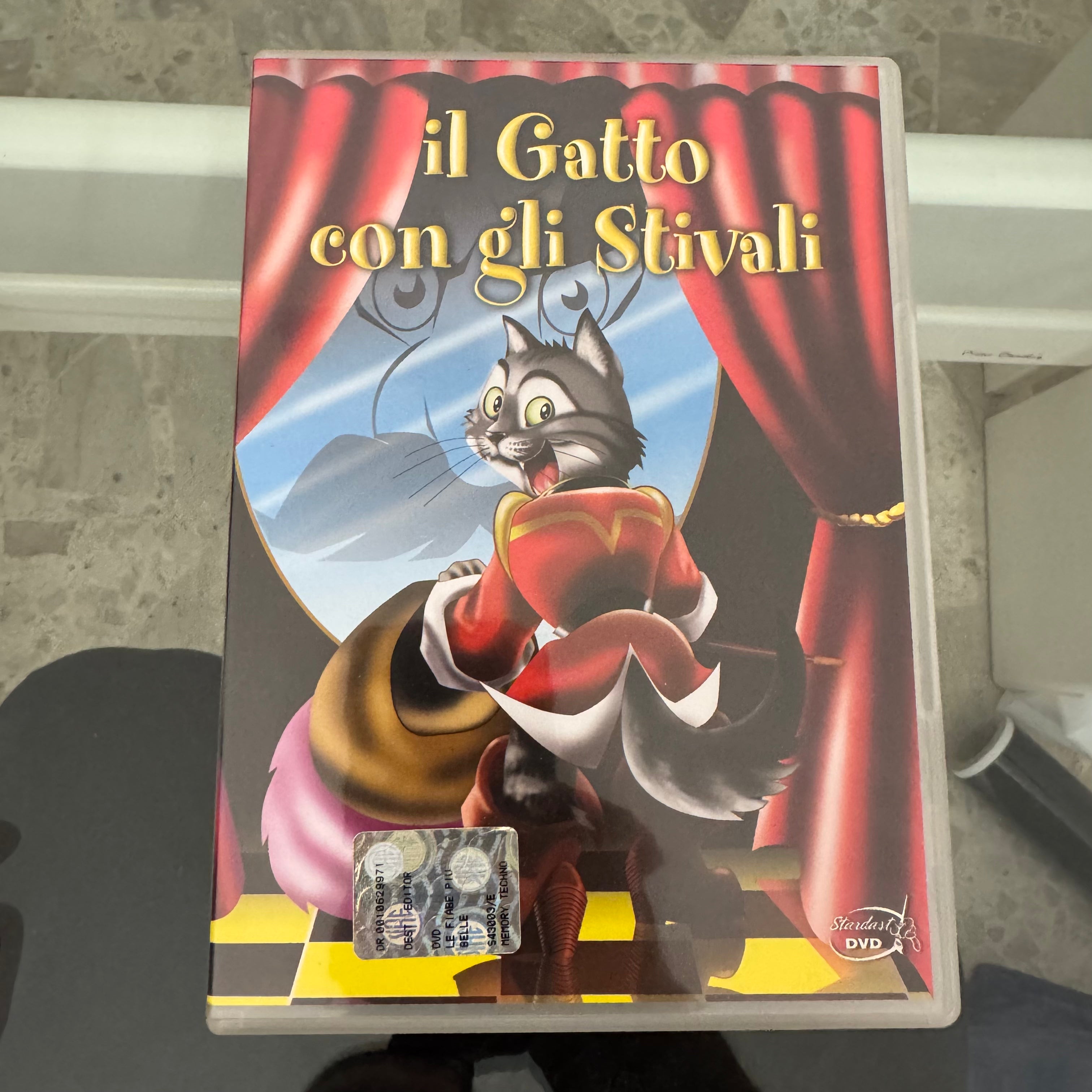 DVD Il Gatto con gli Stivali Stardust Le Fiabe Più Belle Film d'Animazione USATO BUONE CONDIZIONI