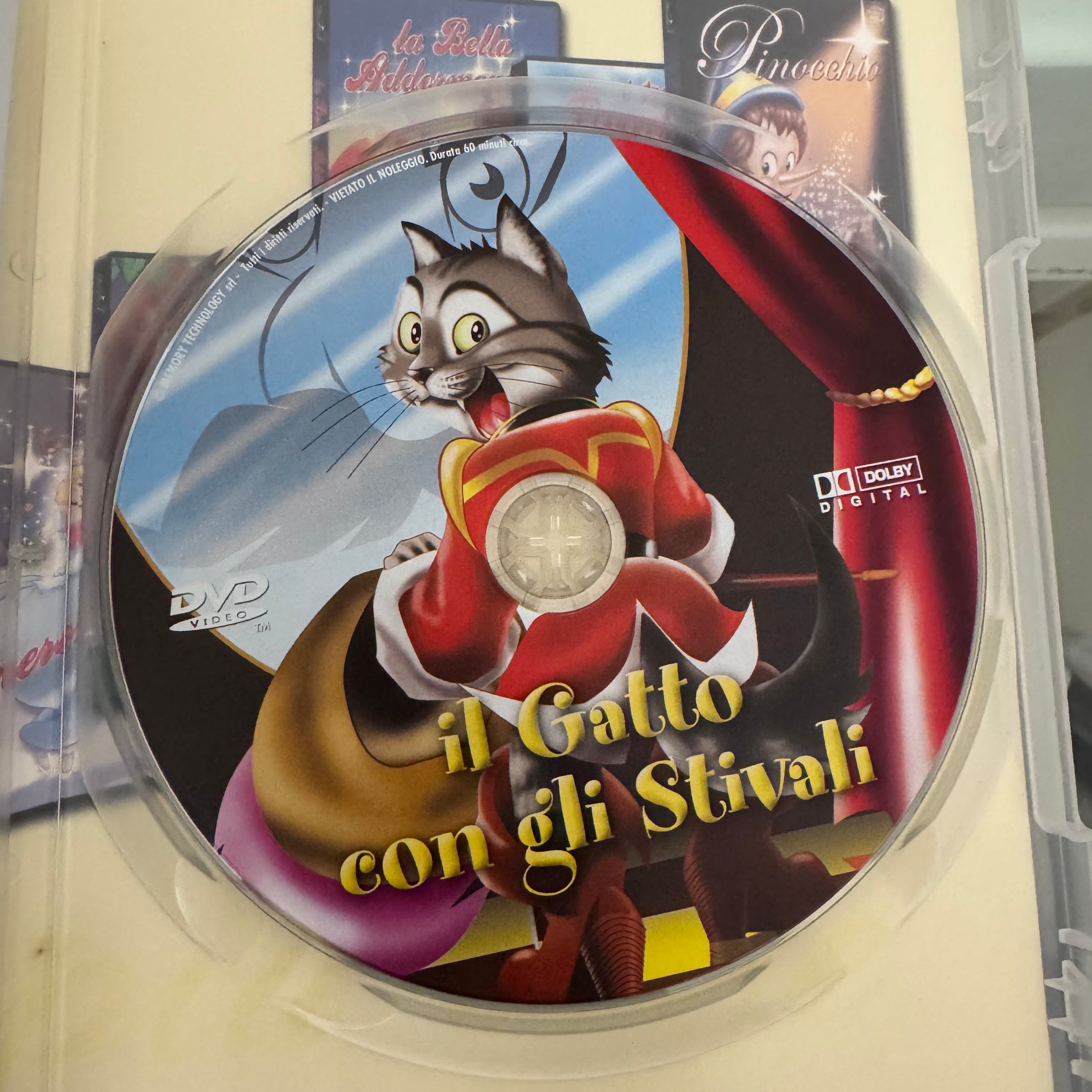 DVD Il Gatto con gli Stivali Stardust Le Fiabe Più Belle Film d'Animazione USATO BUONE CONDIZIONI
