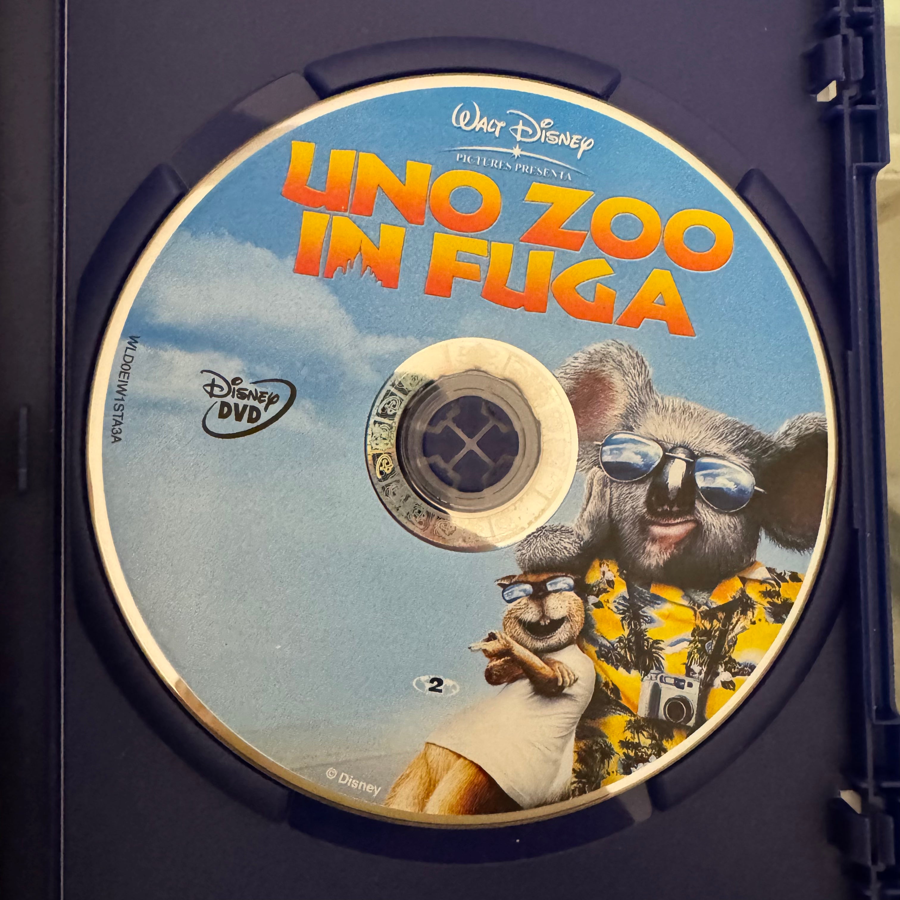 DVD Uno Zoo in Fuga Walt Disney Pictures Film d'Animazione USATO BUONE CONDIZIONI