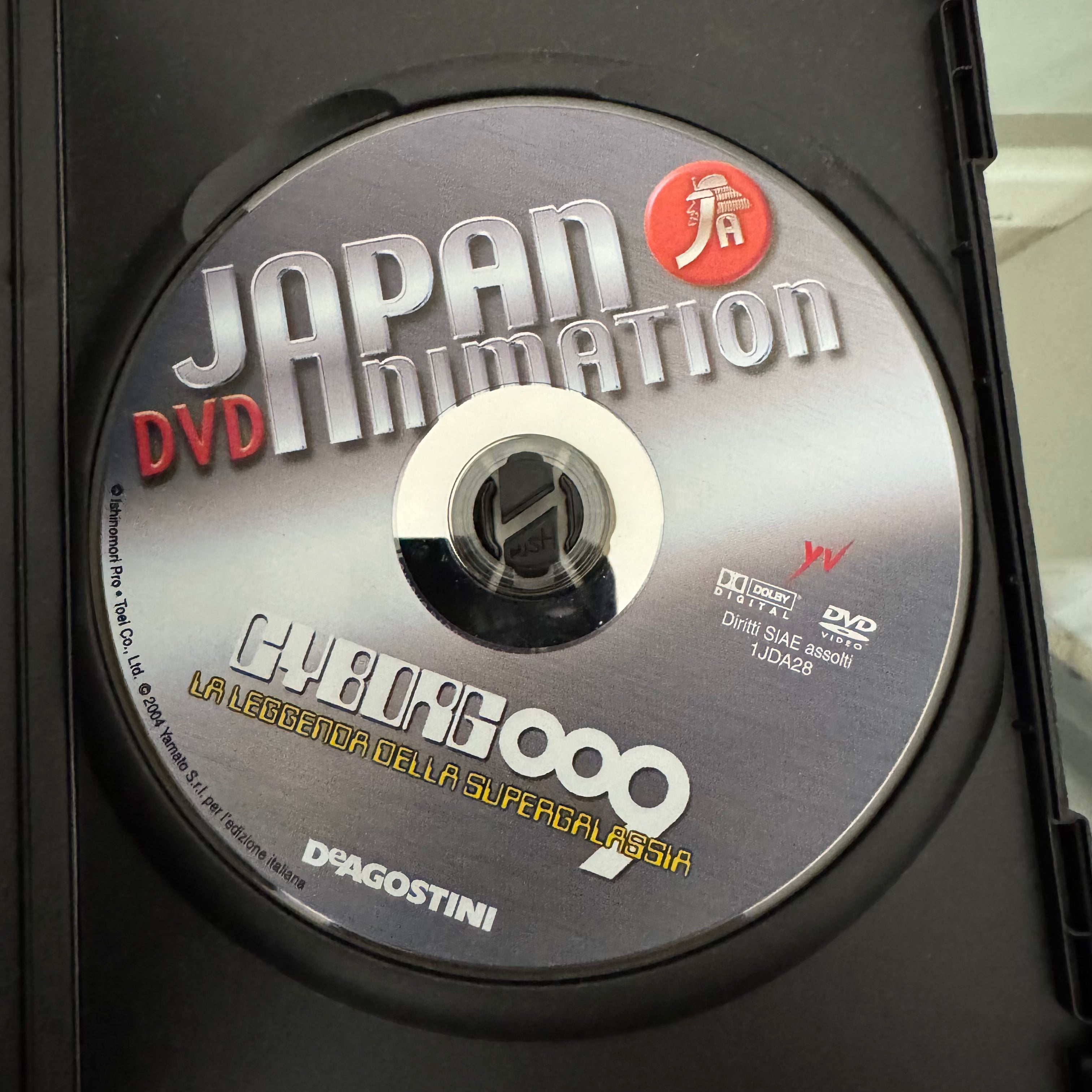 DVD Cyborg 009 La Leggenda della Supergalassia Japan Animation DeAgostini USATO BUONE CONDIZIONI