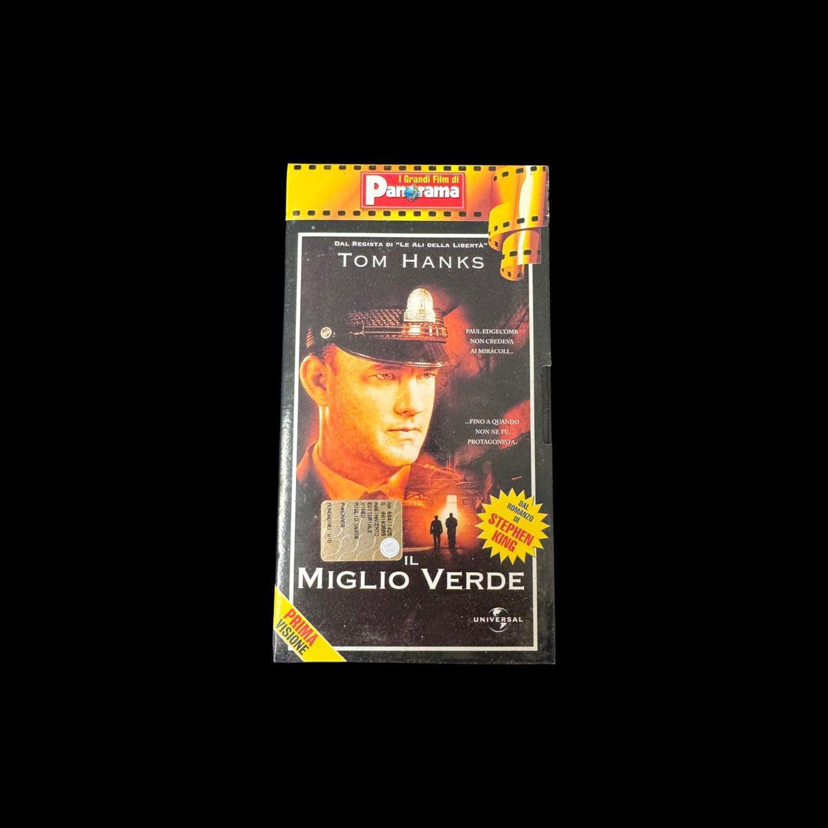 VHS Il miglio verde (1999) – Tom Hanks – Dal romanzo di Stephen King – I Grandi Film di Panorama – Videocassetta Vintage