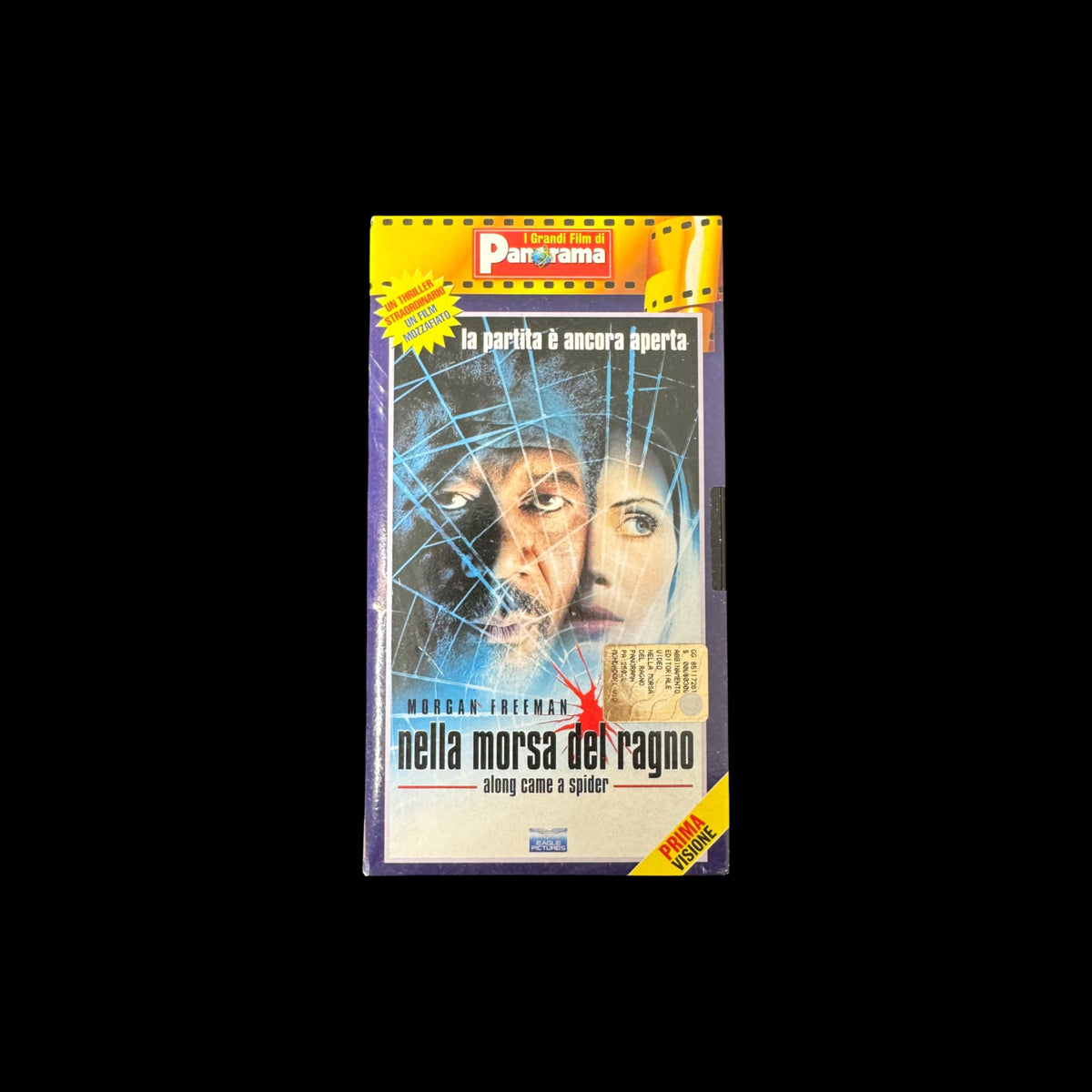 VHS Nella morsa del ragno – Along Came a Spider (2001) – Morgan Freeman – I Grandi Film di Panorama – Videocassetta Vintage