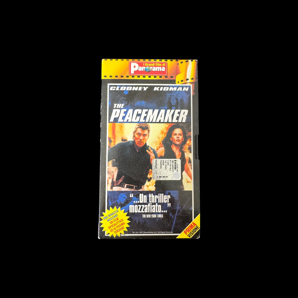 VHS The Peacemaker (1997) – George Clooney, Nicole Kidman – I Grandi Film di Panorama – Videocassetta Vintage