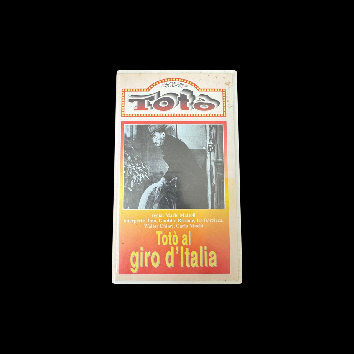 VHS Totò al Giro d'Italia (1948) – Regia Mario Mattoli – Edizione Legocart – Videocassetta Vintage