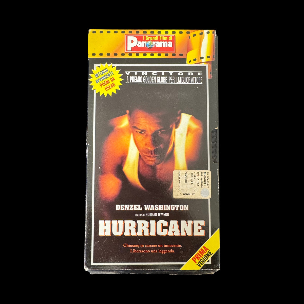 VHS Hurricane – Il grido dell'innocenza (1999) – Denzel Washington – Regia Norman Jewison – I Grandi Film di Panorama – Videocassetta Vintage
