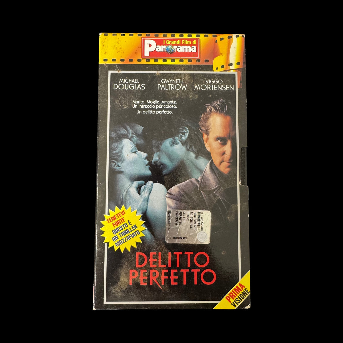 VHS Delitto perfetto (1998) – Michael Douglas, Gwyneth Paltrow, Viggo Mortensen – I Grandi Film di Panorama – Videocassetta Vintage