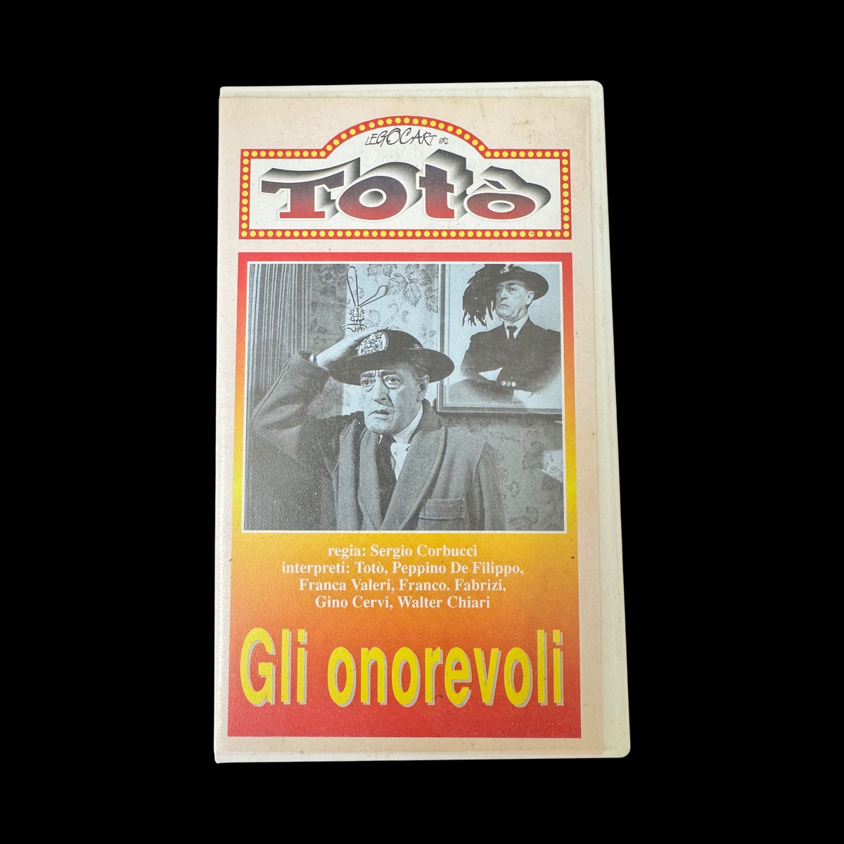 VHS Totò Gli Onorevoli (1963) – Regia Sergio Corbucci – Edizione Legocart – Videocassetta Vintage