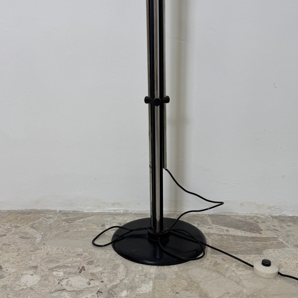 Lampada da Terra Luci Milano Mod. P433 – Brusasco e Torretta – Tre Faretti Orientabili – Anni '70 – Altezza 190 cm