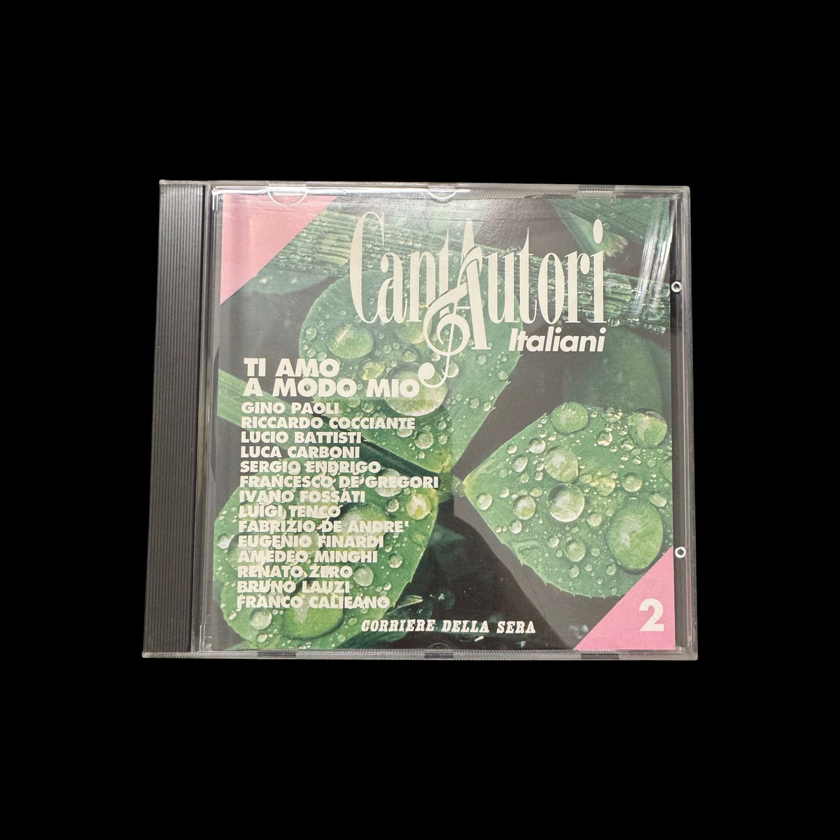 Cantautori Italiani vol. 2 – Ti amo a modo mio – CD Corriere della Sera, De André, Battisti, Tenco, De Gregori