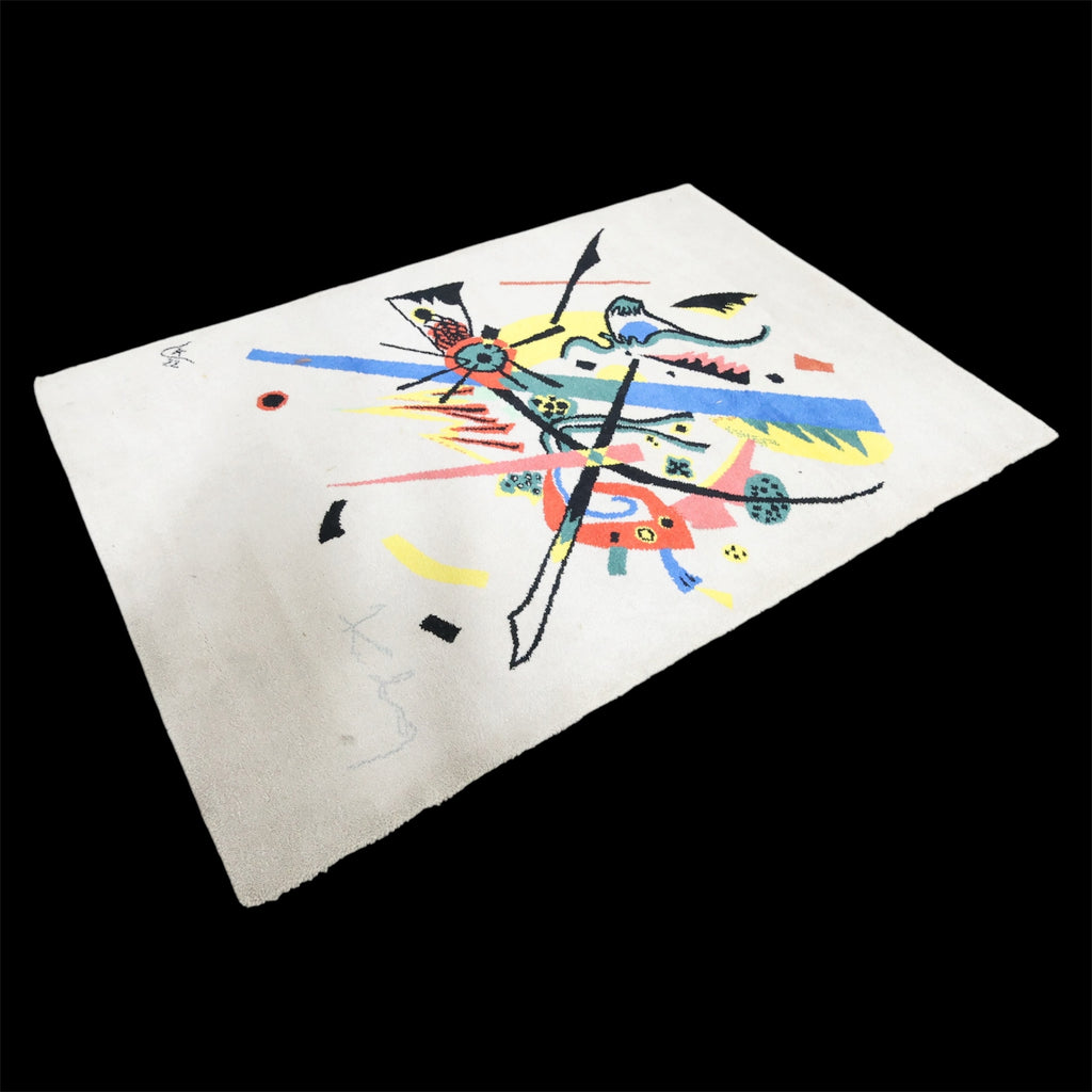 Tappeto d'Arte "Piccoli Mondi I" After Wassily Kandinsky per Ege Art Line anni '80