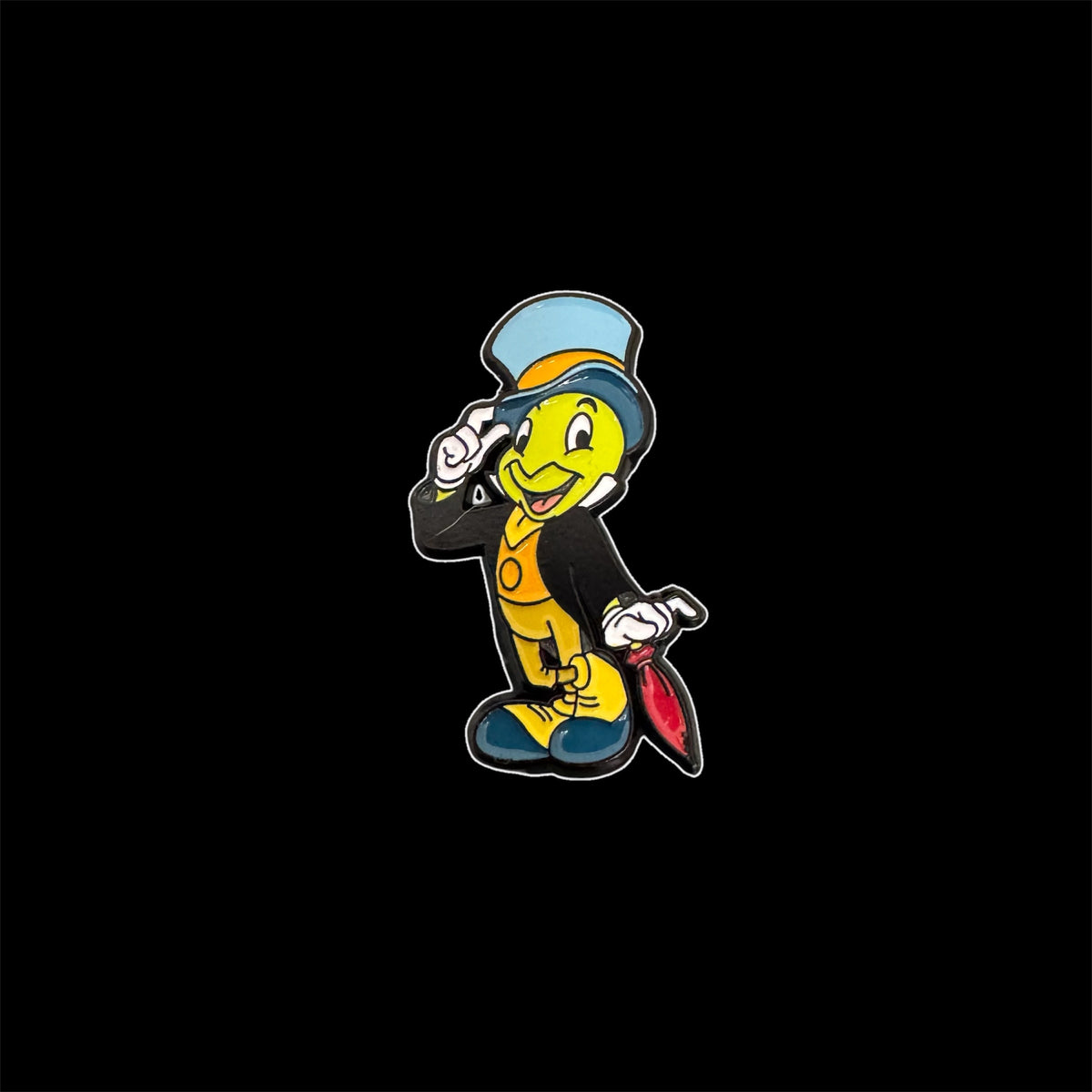Spilletta in Metallo Smaltato - Grillo Parlante / Pinocchio (Jiminy Cricket)