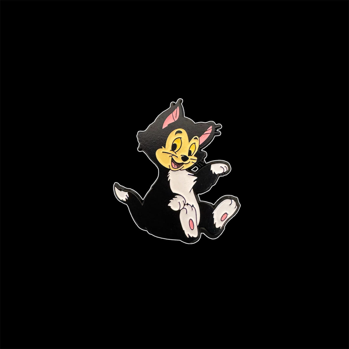 Spilletta in Metallo Smaltato - Figaro Allegro / Pinocchio