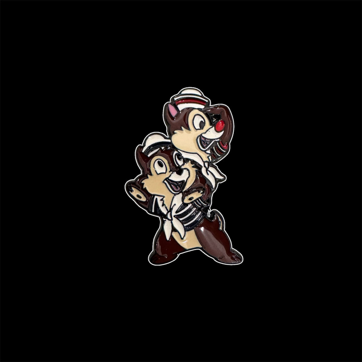 Spilletta in Metallo Smaltato - Cip e Ciop Marinai / Cip e Ciop (Chip 'n' Dale)