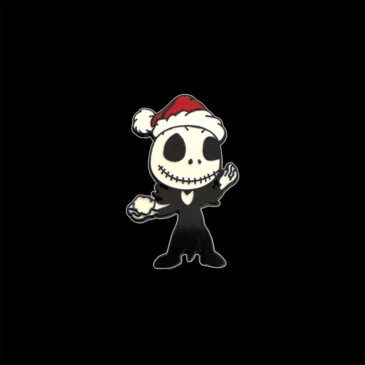 Spilletta in Metallo Smaltato - Jack Skeletron Babbo Natale / Nightmare Before Christmas (Jack Skellington)