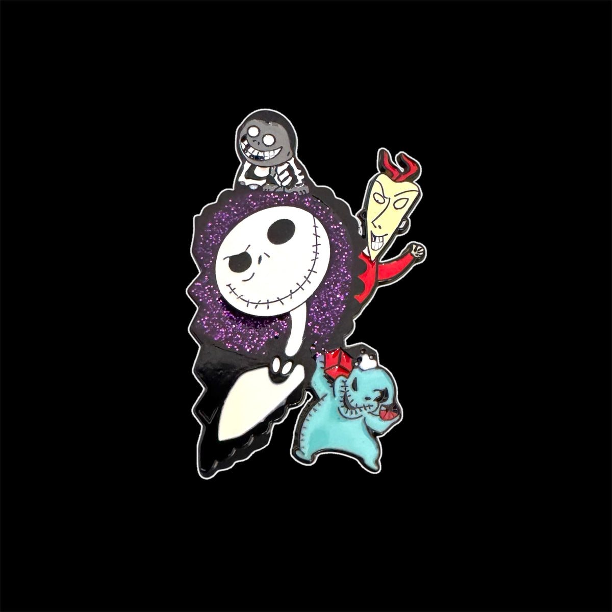 Spilletta in Metallo Smaltato - Jack, Vado, Vedo e Prendo / Nightmare Before Christmas (Jack Skellington)