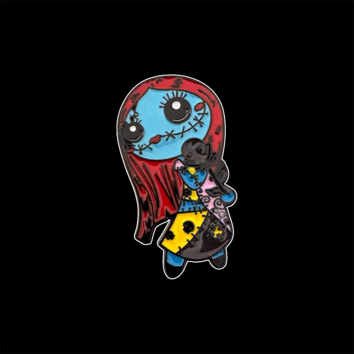 Spilletta in Metallo Smaltato - Sally Chibi / Nightmare Before Christmas