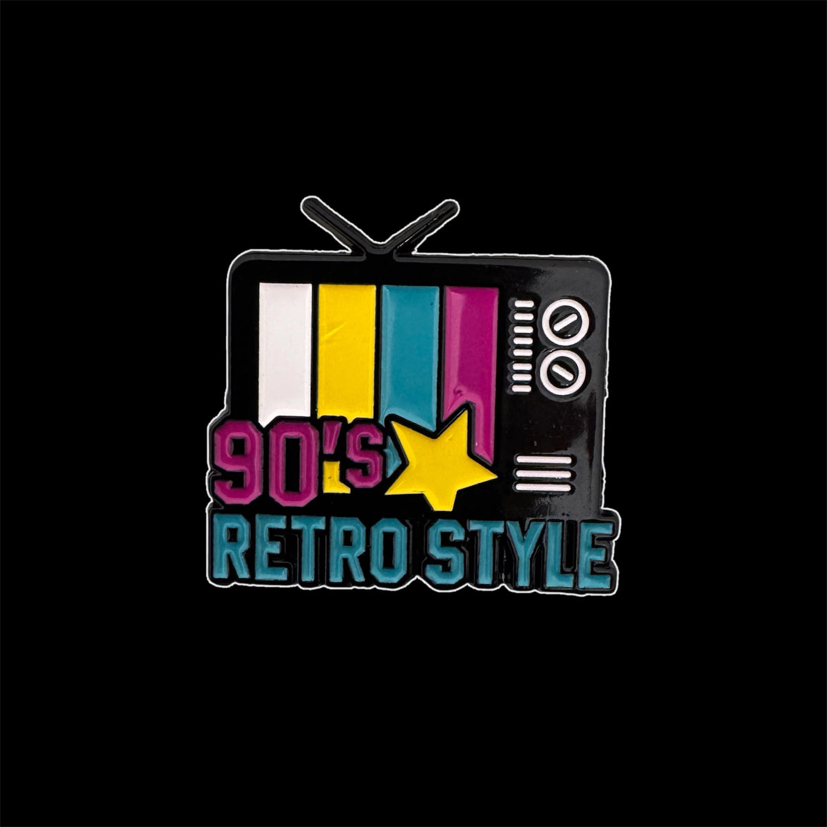Spilletta in Metallo Smaltato - 90's Retro Style / Pop Culture Vintage Anni 90
