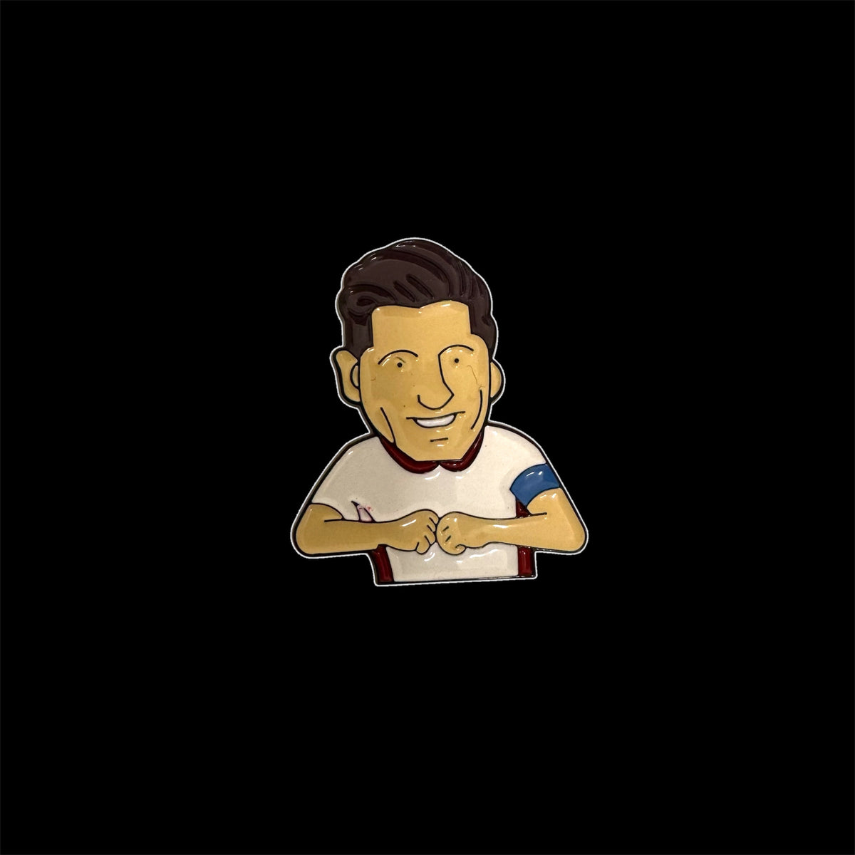 Spilletta in Metallo Smaltato - Robert Lewandowski Esultanza / Calcio Bomber (Poland / Barcellona)
