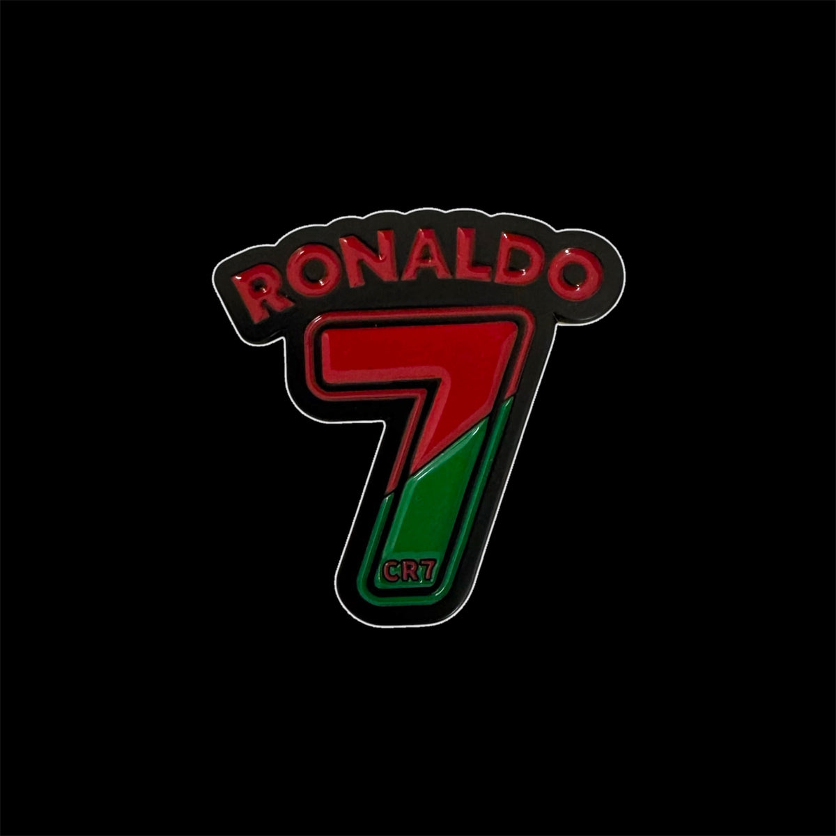 Spilletta in Metallo Smaltato - Numero 7 Cristiano Ronaldo / CR7 Portogallo
